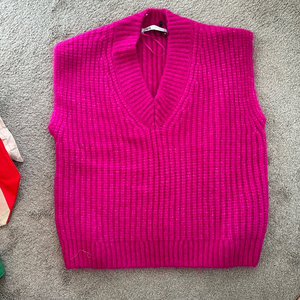Soft knit vest